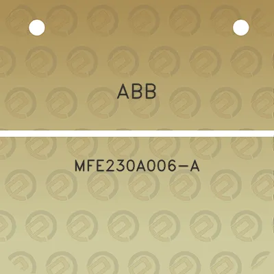 abb-mfe230a006-a