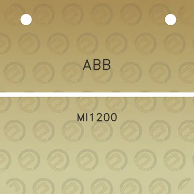 abb-mi1200