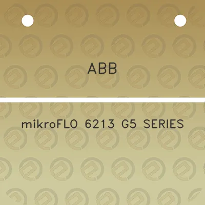 abb-mikroflo-6213-g5-series