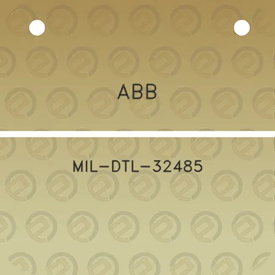 abb-mil-dtl-32485