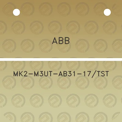 abb-mk2-m3ut-ab31-17tst