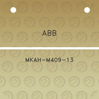 abb-mkah-m409-13