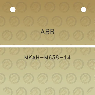 abb-mkah-m638-14