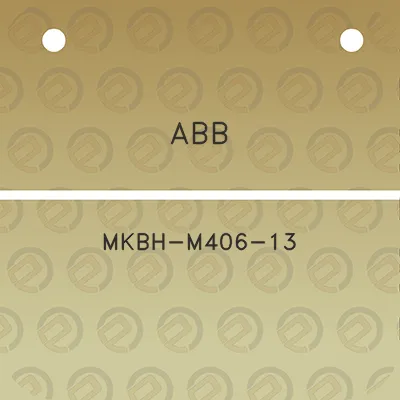 abb-mkbh-m406-13