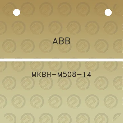 abb-mkbh-m508-14