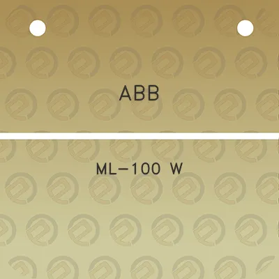 abb-ml-100-w