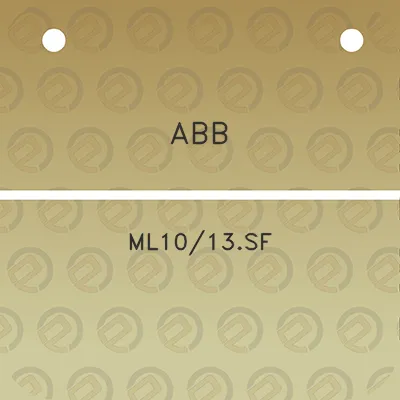 abb-ml1013sf