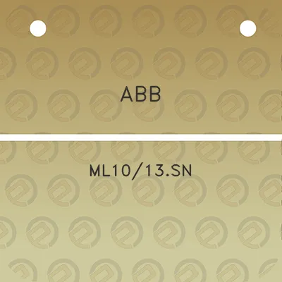 abb-ml1013sn