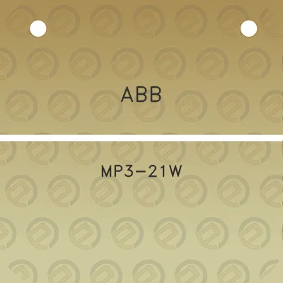 abb-mp3-21w