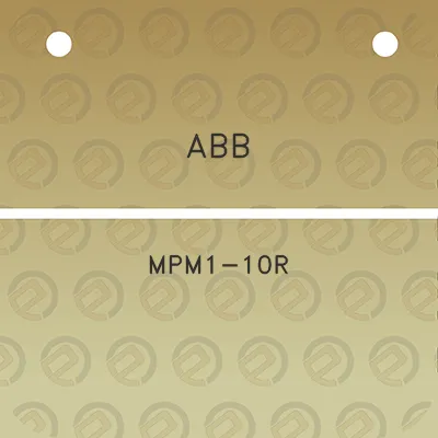 abb-mpm1-10r