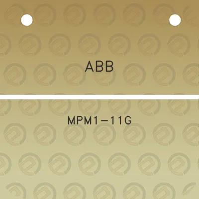 abb-mpm1-11g