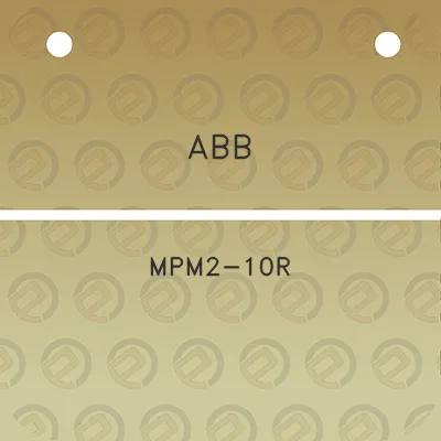 abb-mpm2-10r