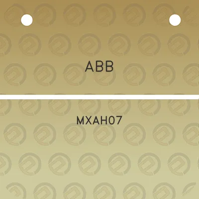 abb-mxah07