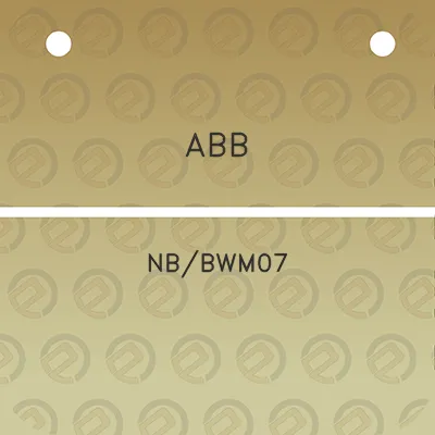 abb-nbbwm07