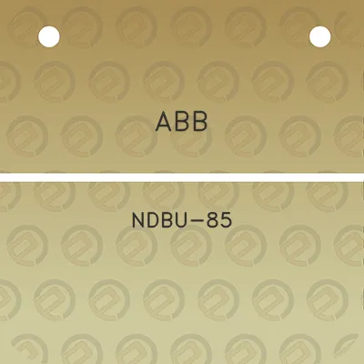 abb-ndbu-85