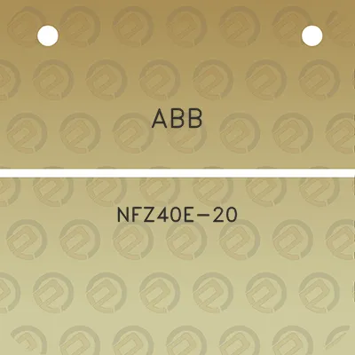 abb-nfz40e-20