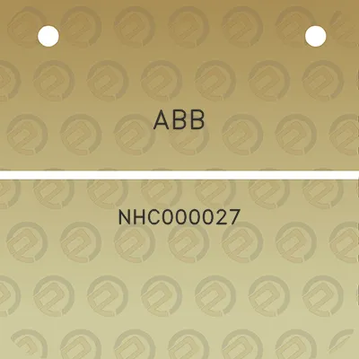 abb-nhc000027