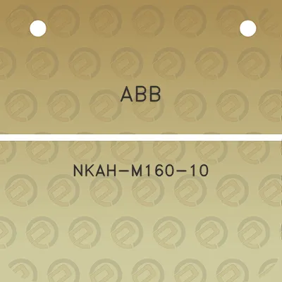 abb-nkah-m160-10