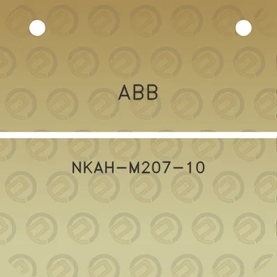 abb-nkah-m207-10