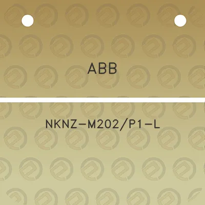 abb-nknz-m202p1-l