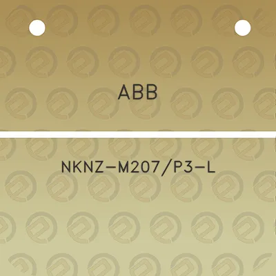 abb-nknz-m207p3-l