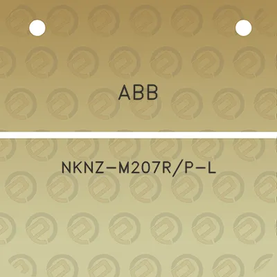 abb-nknz-m207rp-l