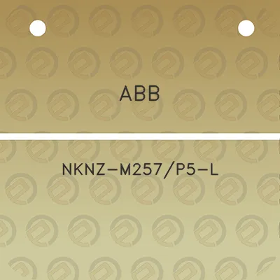 abb-nknz-m257p5-l