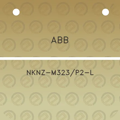 abb-nknz-m323p2-l