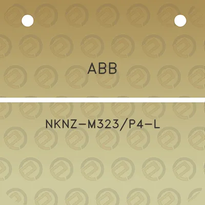 abb-nknz-m323p4-l