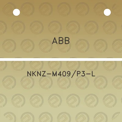 abb-nknz-m409p3-l