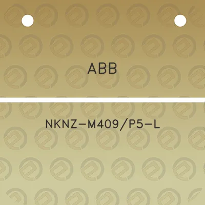 abb-nknz-m409p5-l