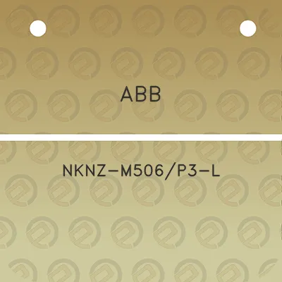 abb-nknz-m506p3-l