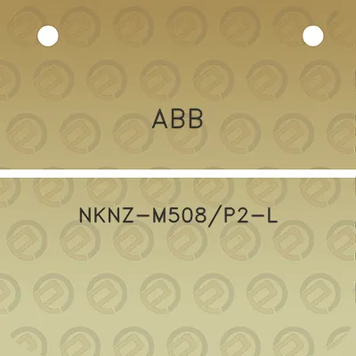 abb-nknz-m508p2-l