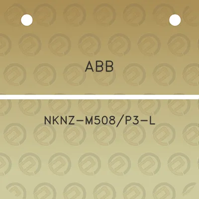 abb-nknz-m508p3-l