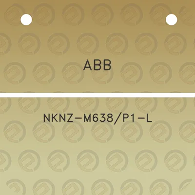 abb-nknz-m638p1-l