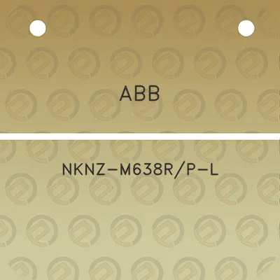 abb-nknz-m638rp-l