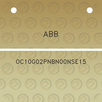 abb-oc10g02pnbn00nse15