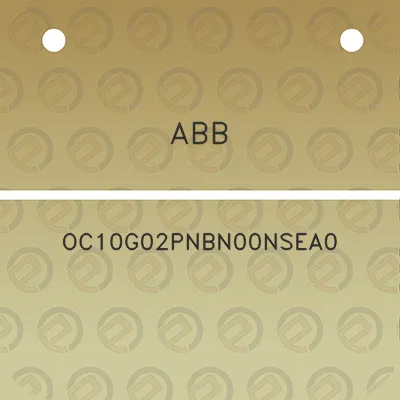 abb-oc10g02pnbn00nsea0