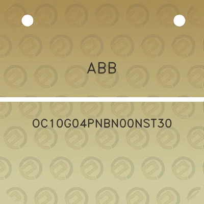 abb-oc10g04pnbn00nst30