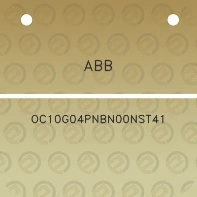 abb-oc10g04pnbn00nst41