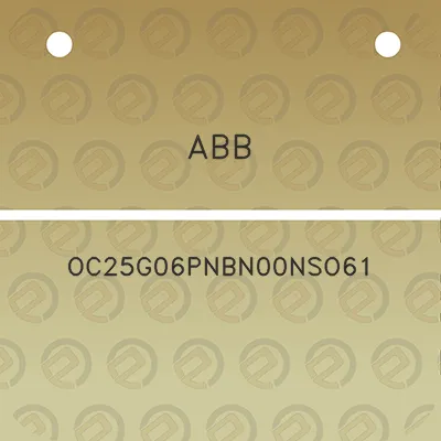 abb-oc25g06pnbn00nso61