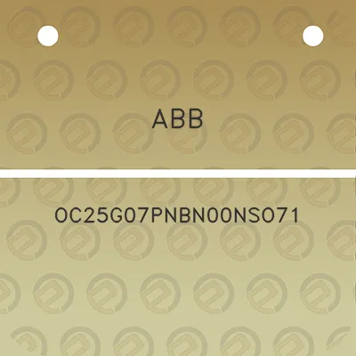 abb-oc25g07pnbn00nso71