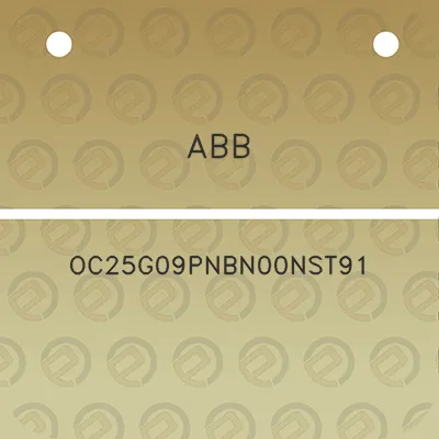 abb-oc25g09pnbn00nst91