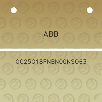 abb-oc25g18pnbn00nso63