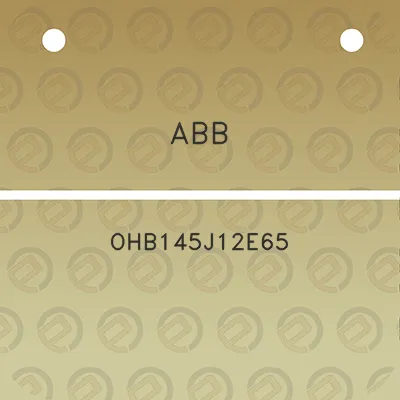 abb-ohb145j12e65