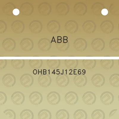 abb-ohb145j12e69