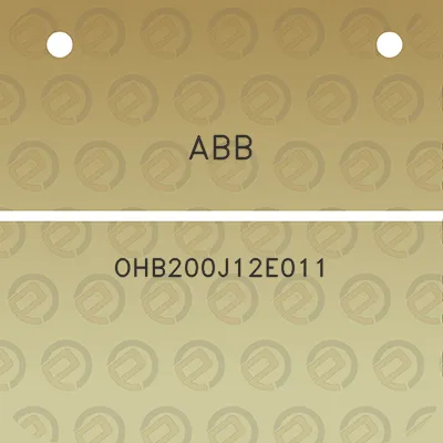 abb-ohb200j12e011