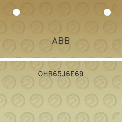 abb-ohb65j6e69