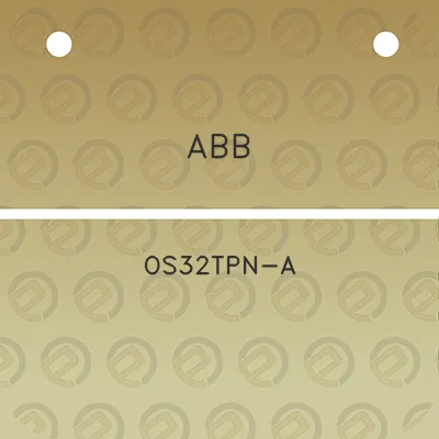 abb-os32tpn-a