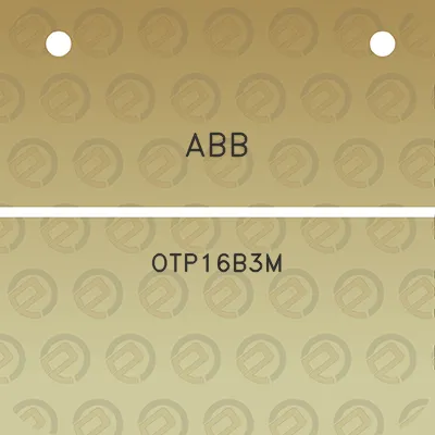 abb-otp16b3m